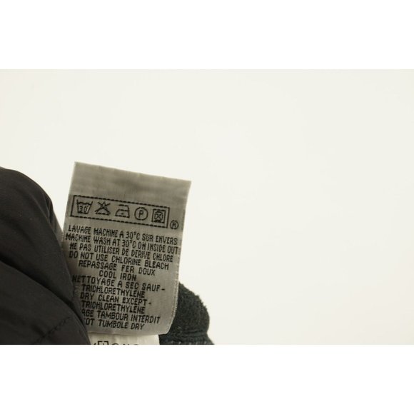 Chevignon Men's Medium Black Nylon Soft Shell Rib Knit Full Zip High Neck Jacket - Picture 9 of 10